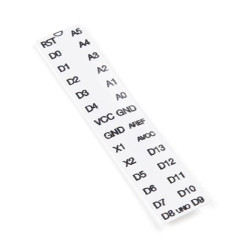 Sparkfun Pin Map Sticker for ATMEGA328 with Optiboot