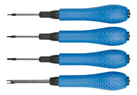 Wkrętaki precyzyjne T5 T6 T8 zestaw 4 elementy 39D191