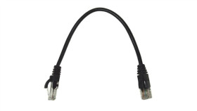 Kabel Patchcord Utp5 0,25M Czarny