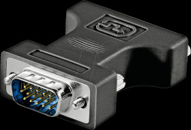68029 DVI 24+5 female to 15-pin male adapter VGA plug