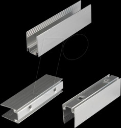 6601 Aluminum clips neon flex strip, 1 piece