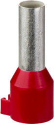 Insulated wire end ferrule, 10 mm², 22 mm long, DIN 46228-4, red, DZ5CA102D