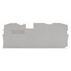 WAGO 2010-1391 1mm End &amp; Internal Plate 2010-1300 Terminal Blocks Grey
