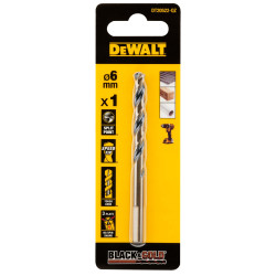 Wiertło Ø: 6mm HSS 135° DeWALT Wiertło kręte
