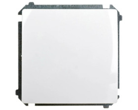 Simon Basic Przycisk pojedynczy zwierny, szybkozłącza, biały IP20 BMP1.01/11