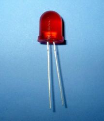 LED 10mm RED MIGAJĄCY MATOWA