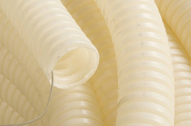 Rura karbowana z pilotem 25mm kolor naturalny 750N FK15/25F DX16325R /75m/