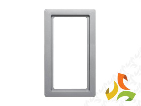 BERKER Q.1 Ramka z dużym wycięciem pionowa aluminium aksamit lakierowany 13096084 HAGER