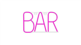 Neon Led Bar Pink Bat + Usb Flne24 Forever Light
