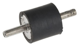 Mocowanie antywstrząsowe, M6, Ø 25mm, materiał: Guma naturalna 60Shore A, RS PRO