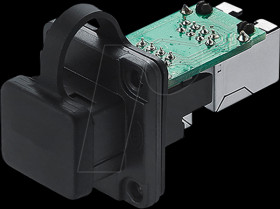 IC06-R202 RJ45 coupler + PCB board RJ45 jack on both sides