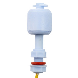 Pływakowy czujnik poziomu wody poziomy niebieski