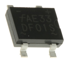 Mostek prostowniczy Jednofazowy 1.5A 100V Połączenie silikonowe SDIP