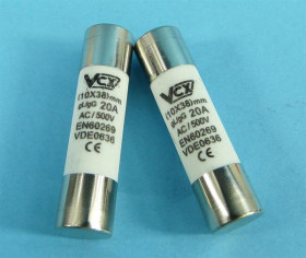 20A/10x38mm gG ZWŁ.CER.BEZP.500V