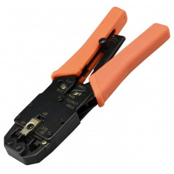 Zaciskarka wtyków modularnych RJ45 (8p8c) i telefonicznych RJ12 (6p6c) RJ11 (6p4c) oraz RJ10 (4p4c) czołowa NEKU HT-2008R