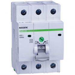 Rozłącznik izolacyjny 40A 3-biegunowy 3P (400V AC) 3-modułowy z blokadą OFF NOARK