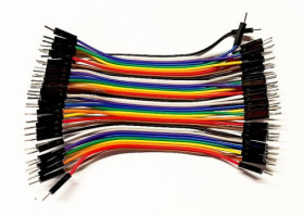 Zestaw kabli połączeniowych męsko-męskie 40 szt, długość 10cm