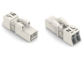 Złączka oświetleniowa WAGO 2 890 Męski Męskie złącze oświetlenia Wtyczka