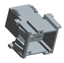 Złącze samochodowe 9-pinowe TE Connectivity 3-rzędowe Męski Timer Wciskane Obudowa złącza samochodowego