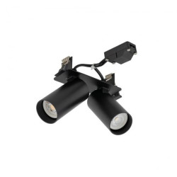 Podwójny reflektorek podtynkowy ruchomy z serii FOURTY SURFACE czarny 2xGU10 do holu 11442 Nowodvorski