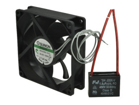 Wentylator; MA2092HVL; 92x92x25mm; magnetyczne Vapo; 230V; AC; 4,6W; 87m3/h; 31,6dB; 100mA; 2900RPM; z kondensatorem; 2 przewody