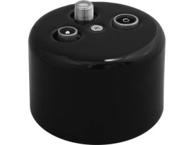 Gniazdo antenowe TV-SAT natynkowe Retro ceramic, czarne