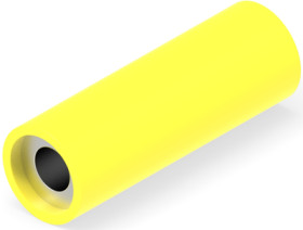 Foil connectorwith insulation, 3-6 mm², AWG 12 to 10, yellow, 21.41 mm, 34135