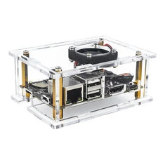 Kickpi K2B Płyta Główna Osłona k2b Akrilowa Osłona K2B Płyta Rozwojowa Allwinner H618 Przezroczysta Obudowa Kompatybilna z Płytą