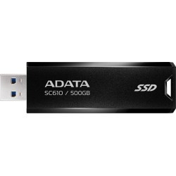 Dysk zewnętrzny SSD Adata SC610 500GB USB3.2A czarny