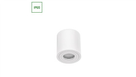 Chloe Gu10 Natynkowa Gu10 250V Ip65 90X97mm Biały Okrągła Nieruchoma