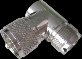 UHF elbow piece, plug/socket