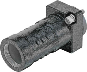 Grommet housing, size SP1, die-cast aluminum, M40, straight, screw locking, IP65/IP68/IP69/IPx9, 19400110413