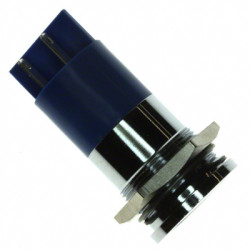 Signal light, 24 V (AC), 24 V (DC), blue, 101 mcd, Mounting Ø 22 mm, pitch 1.25 mm, LED number: 1, Q22F1CXXB24E