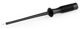 Próbnik, typ końcówki: Stały, rozmiar: 2mm, 50V ac, 3A, Czarny