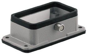 Surface mount housing, size B10, die-cast aluminum, cross bow locking, IP65, 1901700000
