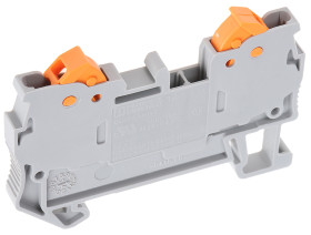 Blok zacisków przelotowych Phoenix Contact poziomy: Pojedynczy 24 → 16AWGSzybkozłączne QTC 1.5 17.5A 800 V