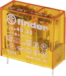 Finder 40.52.8.024.0300 Przekaźnik SMT 24 V/AC 8 A 2 NO 1 szt.