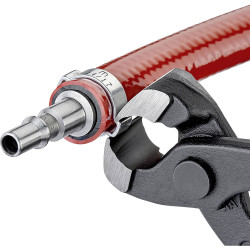 Knipex 10 98 I220 Ear Clamp Pliers, 220mm, High Grade Steel