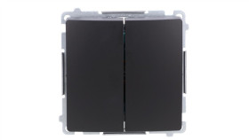 Simon Basic Łącznik Świecznikowy (Moduł) 10Ax, 250V, Szybkozłącza, Czarny...