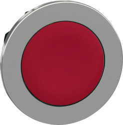 Schneider Electric ZB4FH04 ZB4FH04 Element czołowy dla przycisku płaski (Ø) 30.5 mm nieoznakowany chrom, czerwony 1 szt.