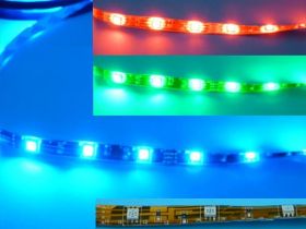5050ZC LED PCB GIĘT.12V 10cm=1szt RGB