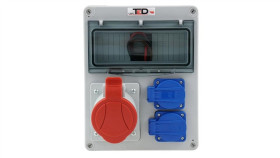 Rozdzielnica Budowlana Jurata 32A/5P + 2Gs 230V 01.108