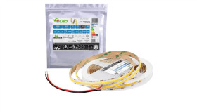 Taśma Led Cob 336 Chips 12V 8W 84Lm/W Neutralna 4000K Ip54 - Ed00031474...
