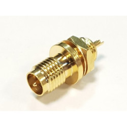 SMA-RP / gniazdo RSMA montażowe do płyty