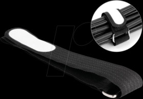 19619 Cable tie, Velcro, labeling field, 457 x 25 mm, 5 pcs.