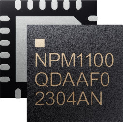 Układ ładowania akumulatorów litowo-jonowych QFN24 24-pinowy 5 V Nordic Semiconductor Litowo-jonowa, litowo-polimerowa