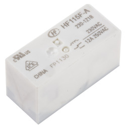 Przekaźnik mocy 230V ac SPDT RS PRO 750mW, montaż PCB 32500Ω Otwór przezierny