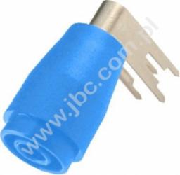 3263-PCB-BL Gniazdo bezp. 4mm, przyłącze lutowane do PCB, 25A, niebieski, ELECTRO-PJP, 3263PCBBL