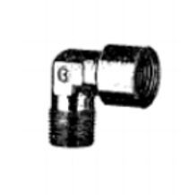 Złączka pneumatyczna R 1/8 żeńskie R 1/8 męskie SMC Adapter gwintowany kolankowy