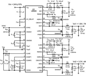 4.5-36V, Current Mode Dual Synchronous Buck Controller with Oscillator Synchronization